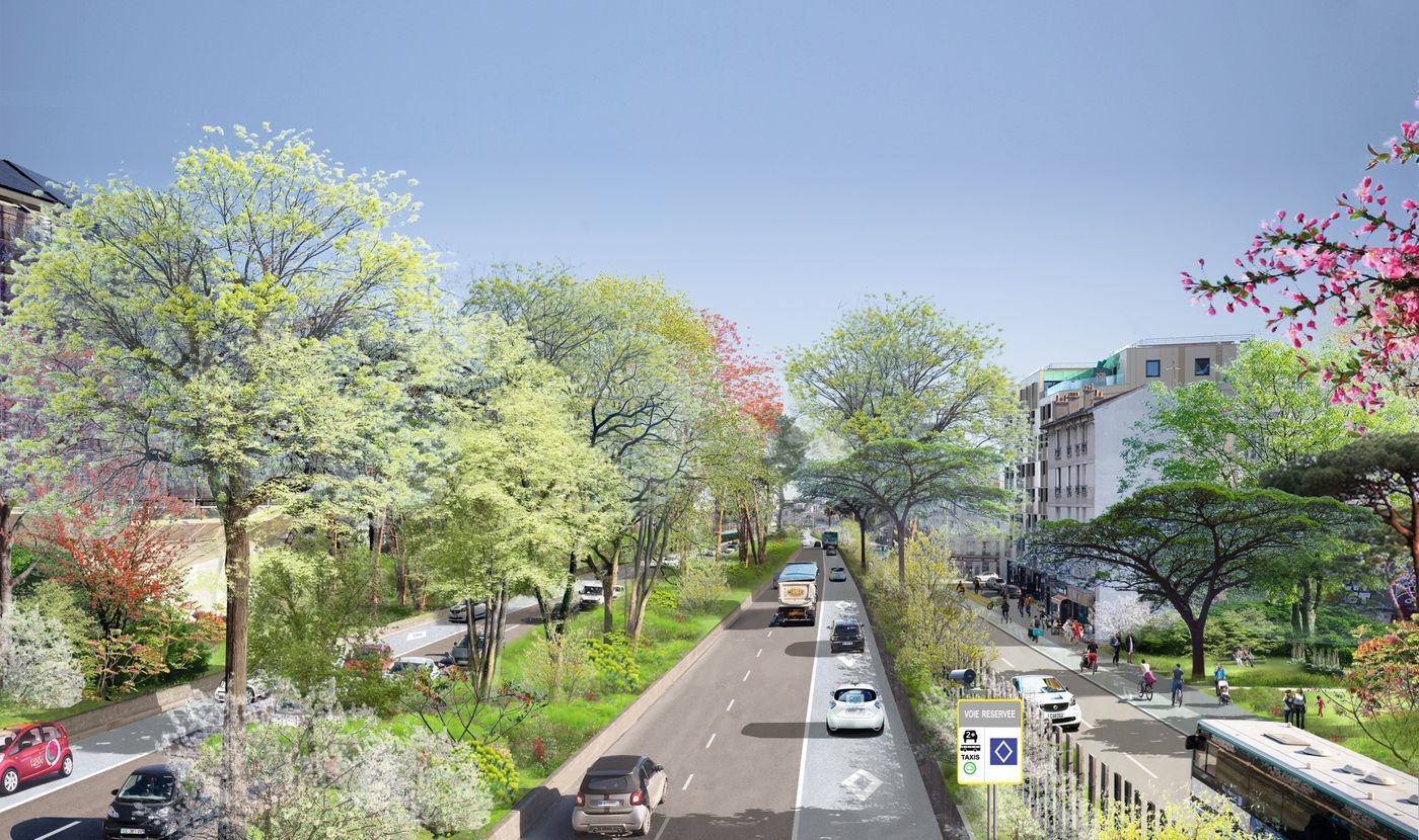 Paris beltway imagined new