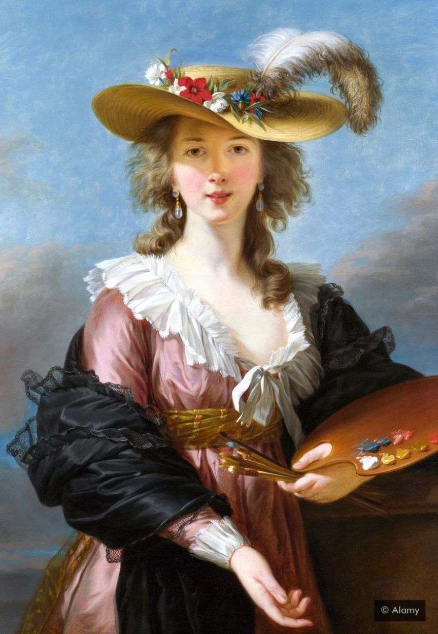 Self-portrait, 1782, of Louise Élisabeth Vigée Le Brun, one of many accomplished Frenchwomen of the 18th Century (Credit: Alamy)