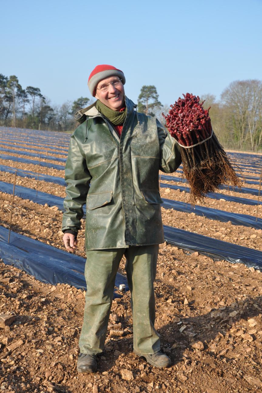 The French former lawyer Gérard Samson has found success with his Normandy vineyard