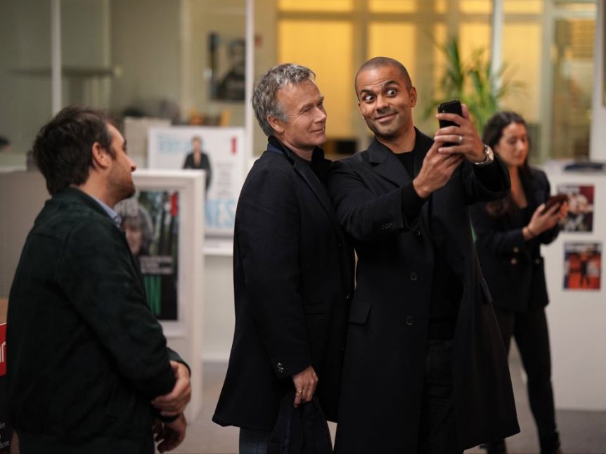 Franck Dubosc and Tony Parker in Call My Agent!